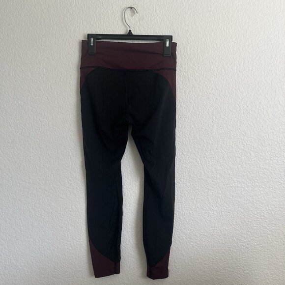 Athleta Crunch 7/8 Tights Womens Small Multicolor Activewear Workout Gym Mom - Picture 4 of 7